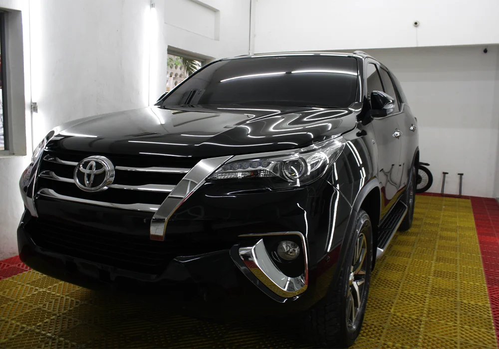 hasil salon eksterior bengkel mobil di medan